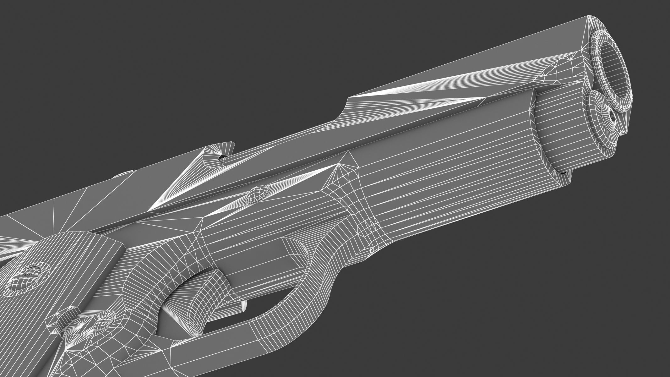 Detonics Combat Master Low Poly Low-poly 3D model_27