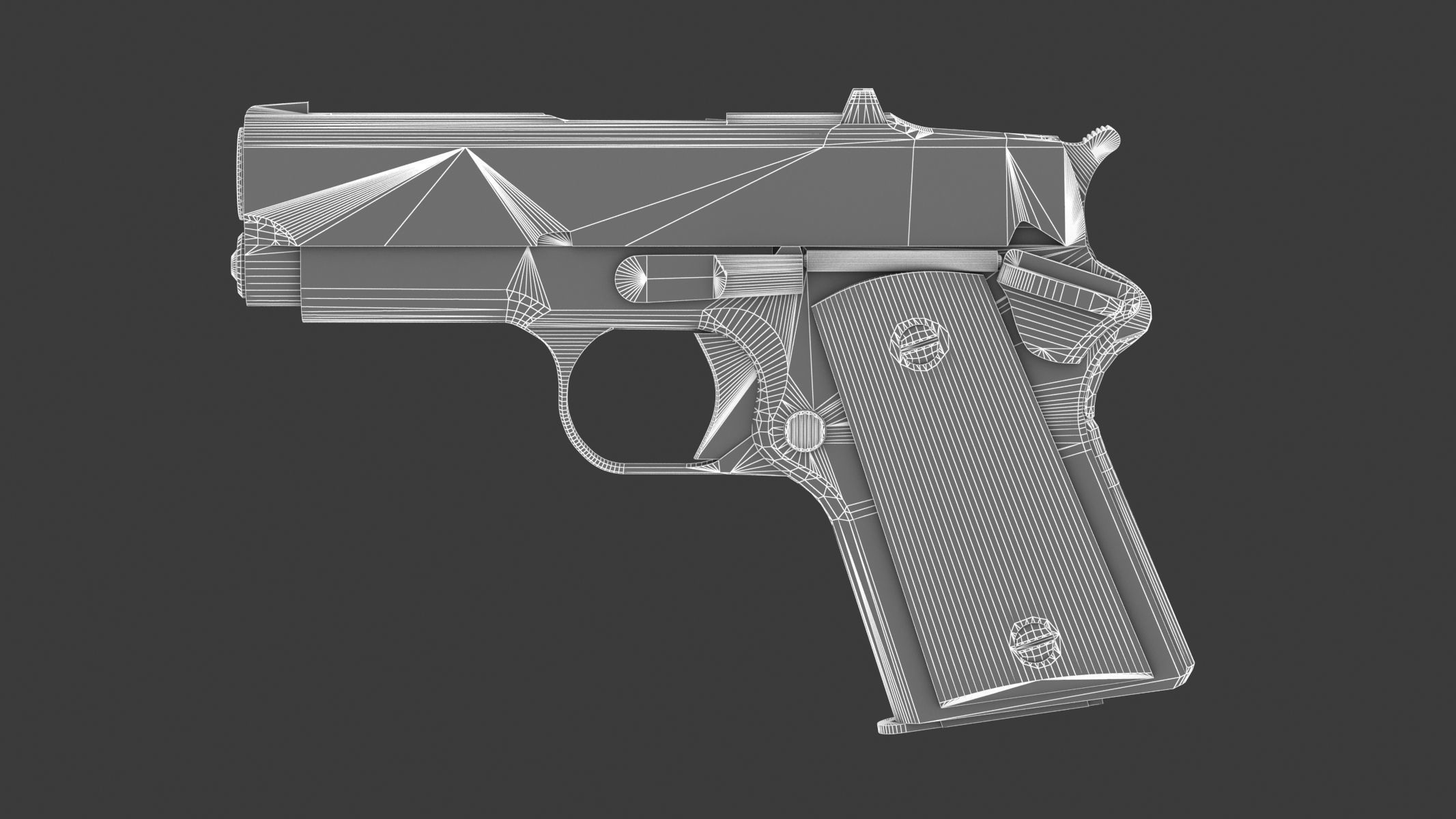 Detonics Combat Master Low Poly Low-poly 3D model_18