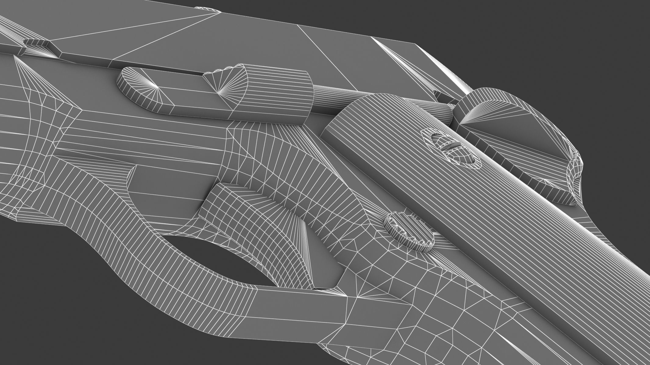 Detonics Combat Master Low Poly Low-poly 3D model_28