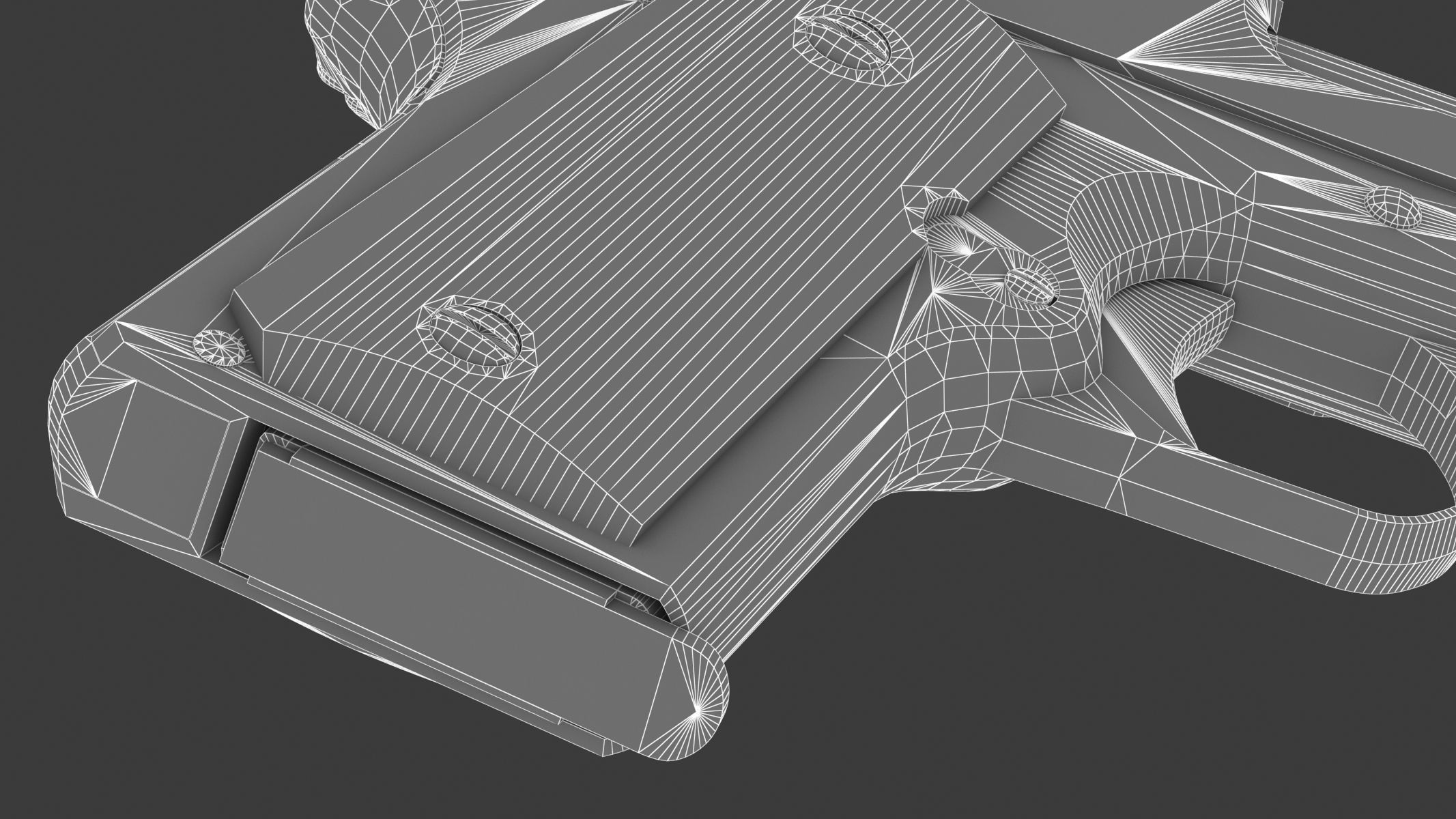 Detonics Combat Master Low Poly Low-poly 3D model_26