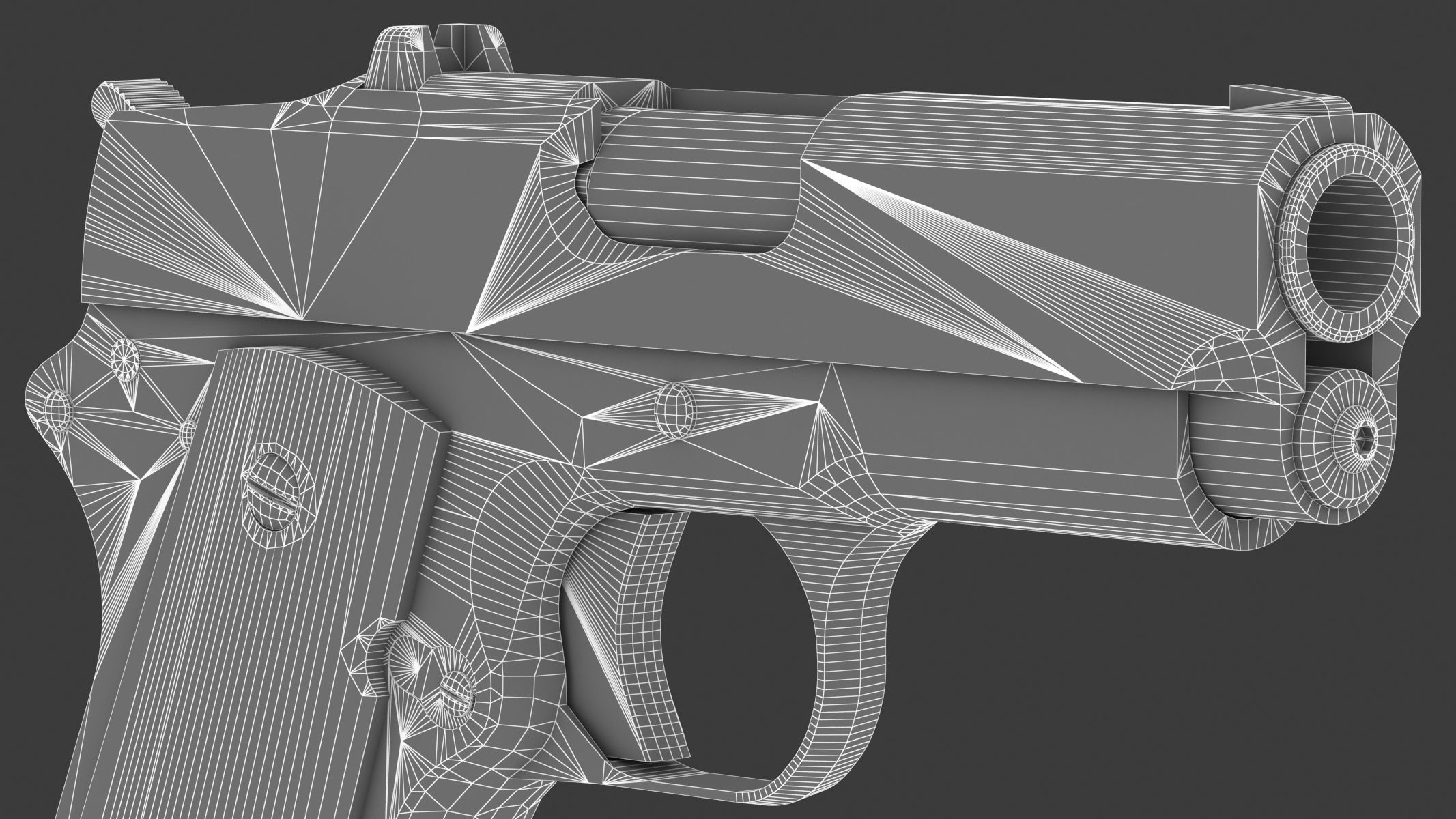 Detonics Combat Master Low Poly Low-poly 3D model_24