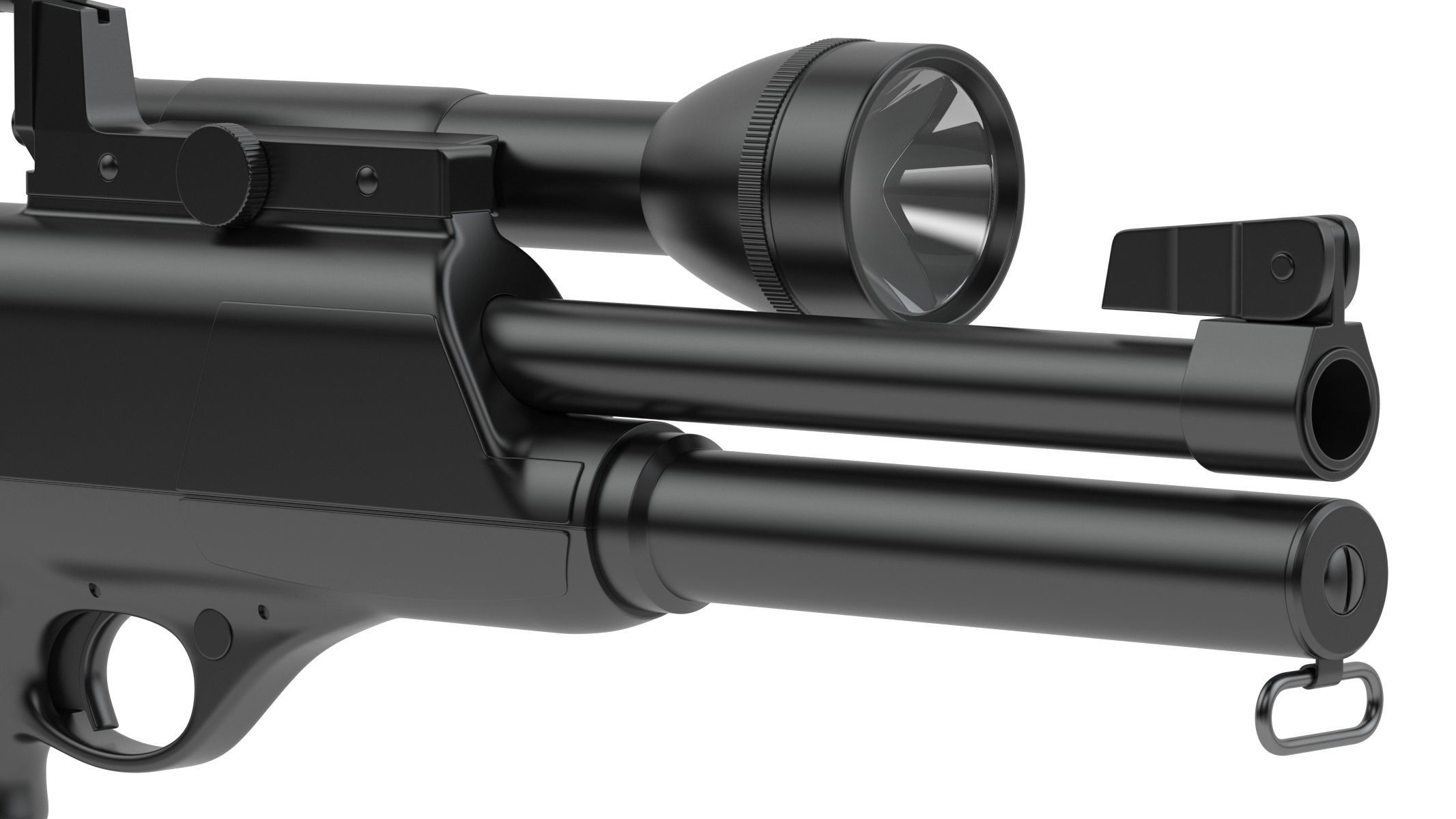 High Standard Model 10 3D model_5