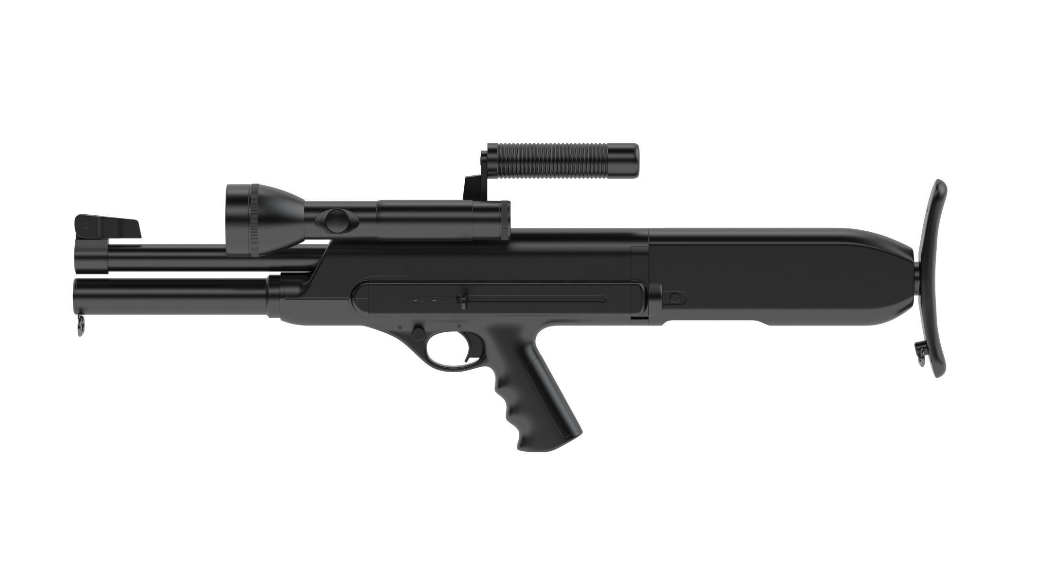 High Standard Model 10 3D model_3