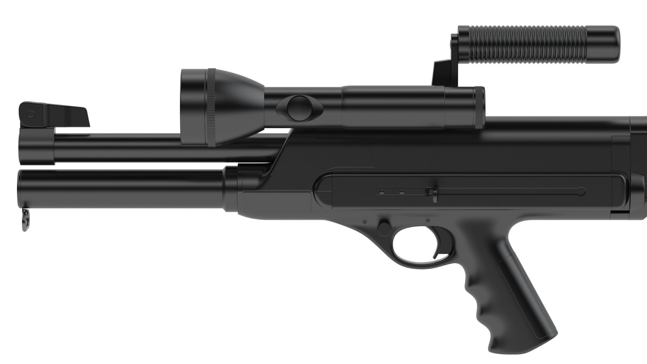 High Standard Model 10 3D model_8