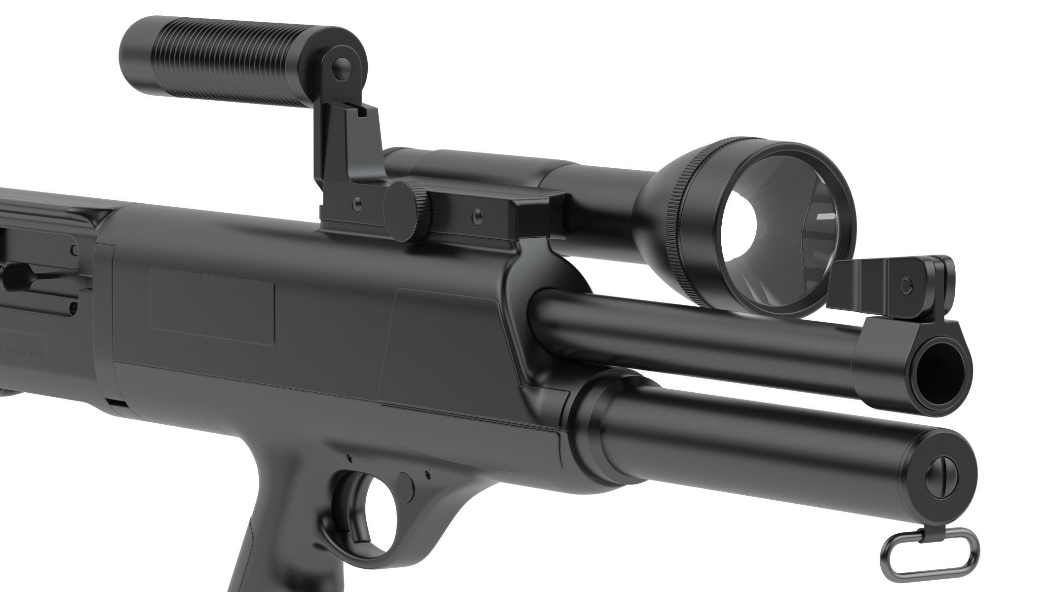 High Standard Model 10 3D model_9