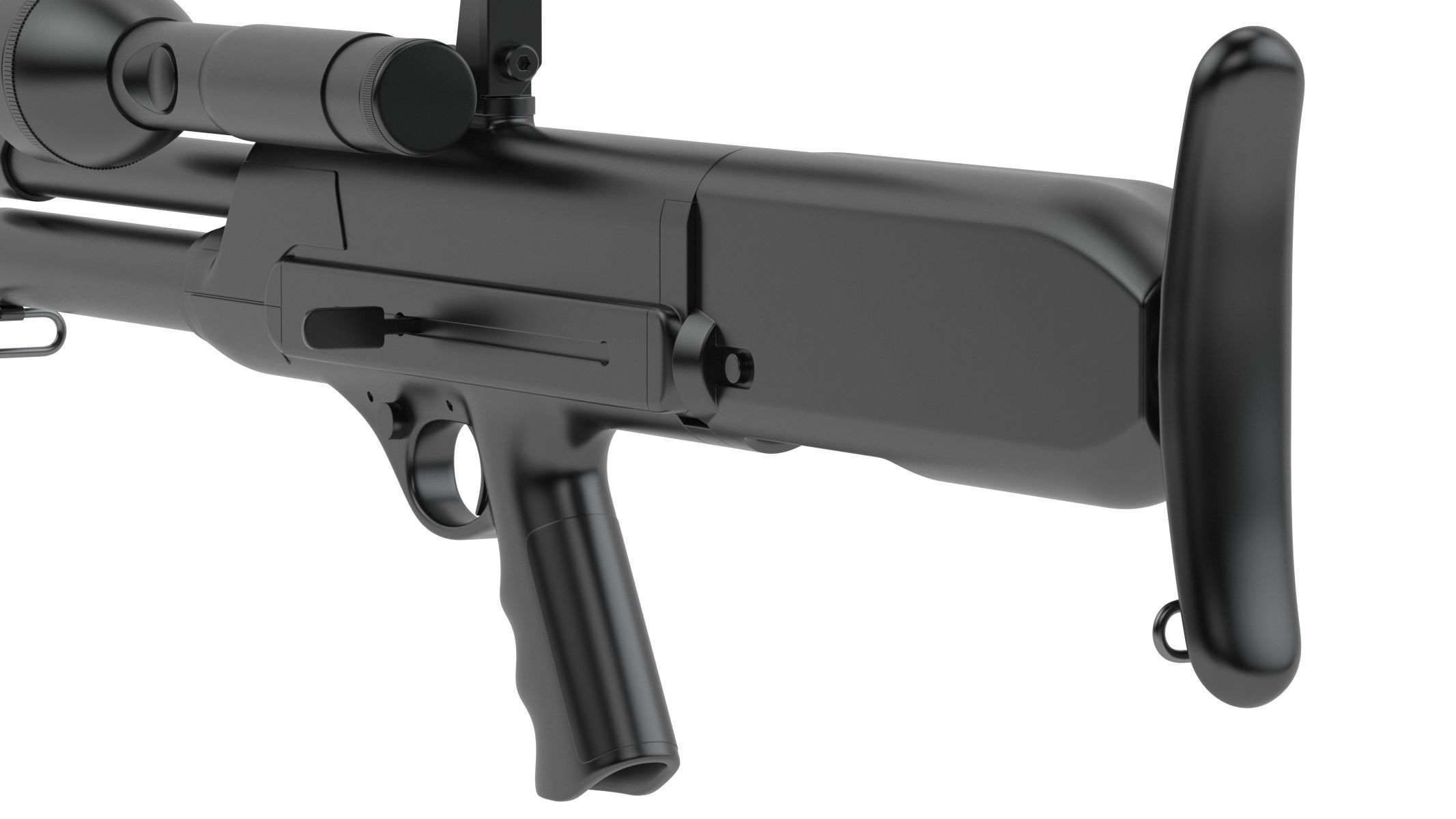 High Standard Model 10 3D model_7