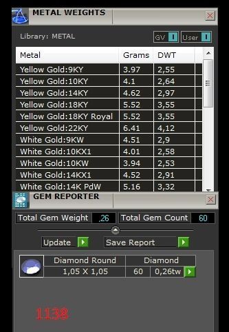 Arrows ring with diamonds 3D print model_3