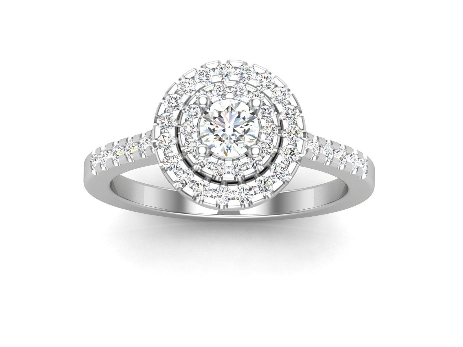 Women Ring 3D print model_7