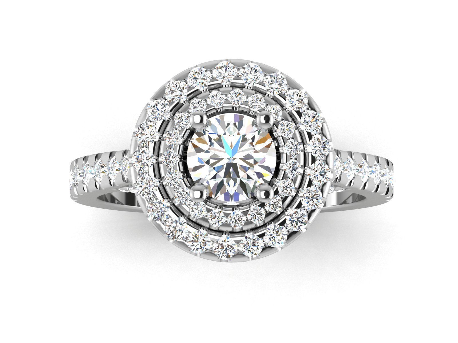 Women Ring 3D print model_9