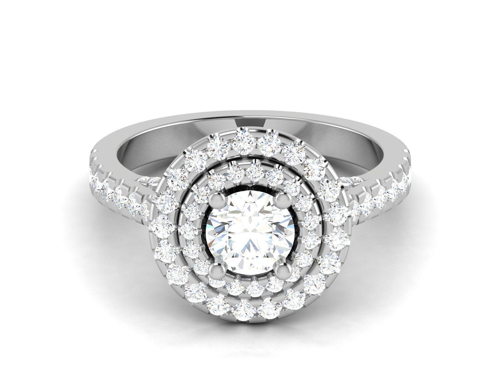 Women Ring 3D print model_7