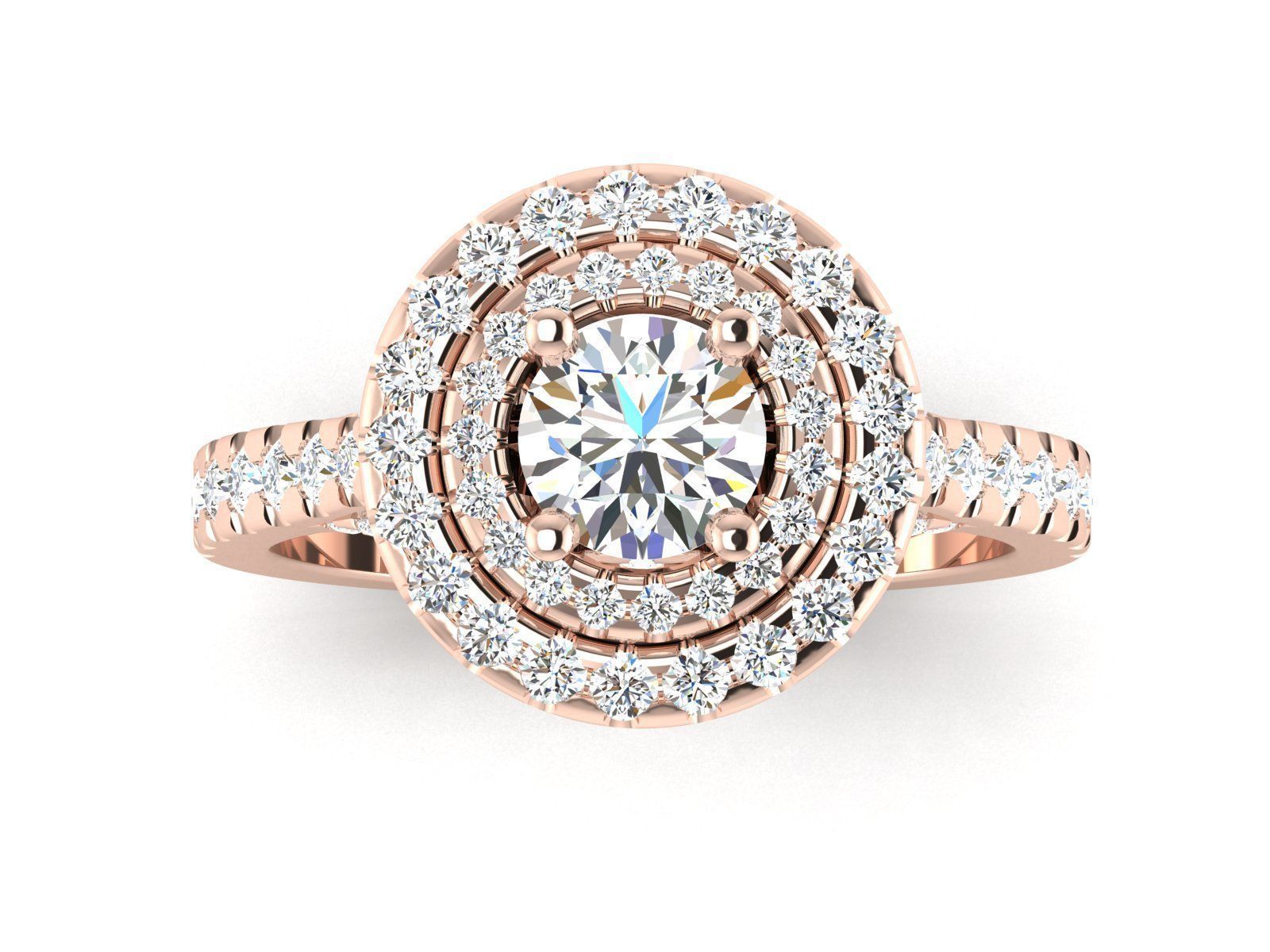 Women Ring 3D print model_8