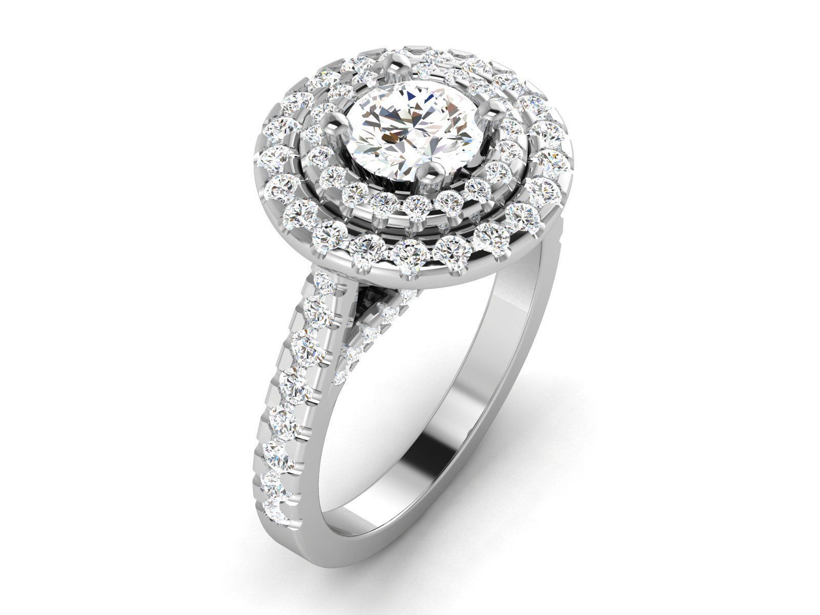 Women Ring 3D print model_4