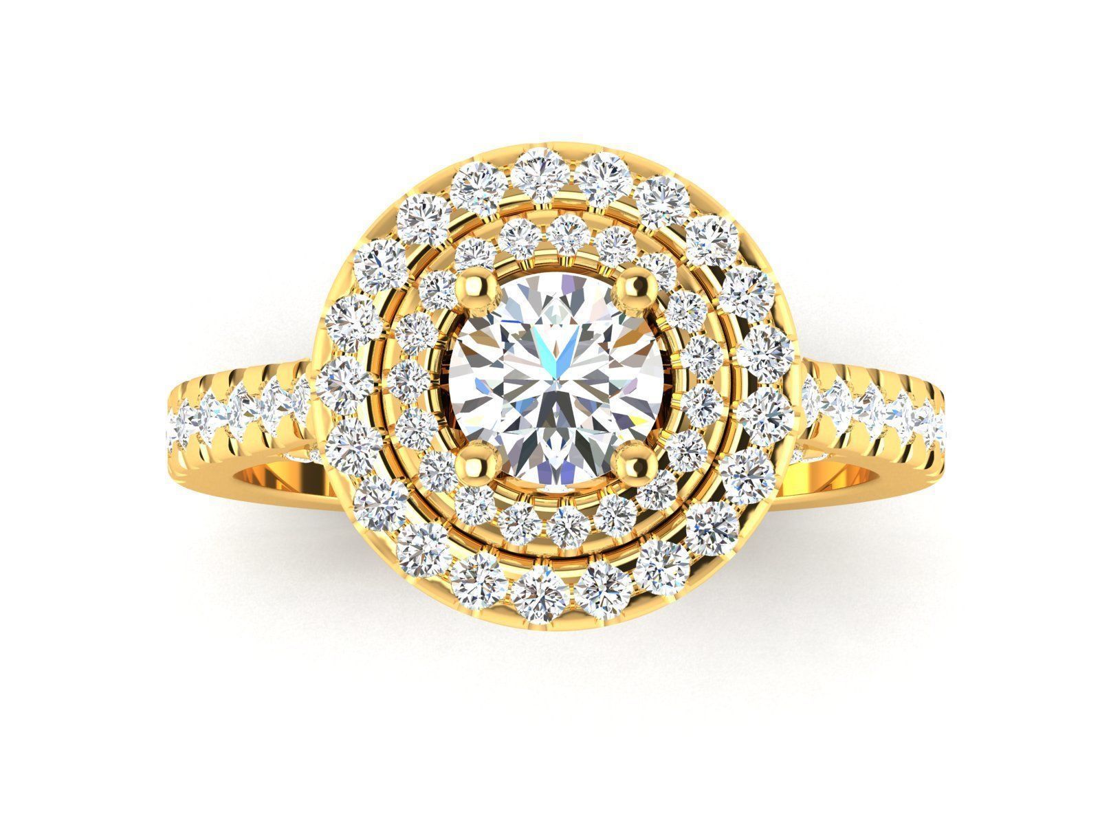 Women Ring 3D print model_10