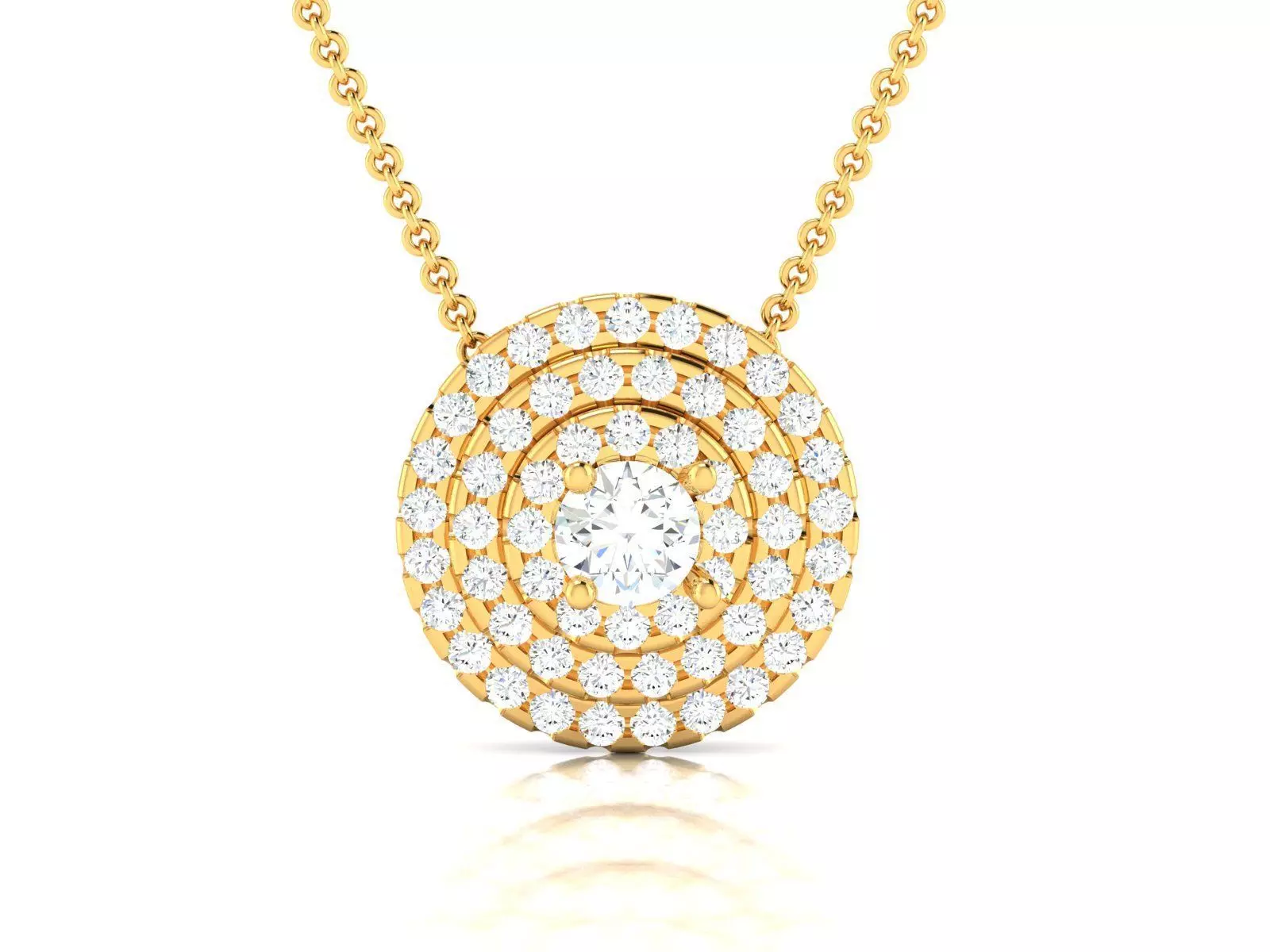 Women pendant 3D print model_0