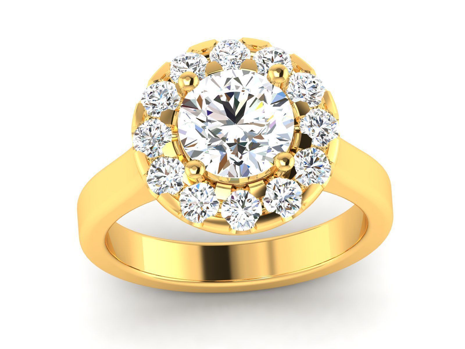 Women Ring 3D print model_8