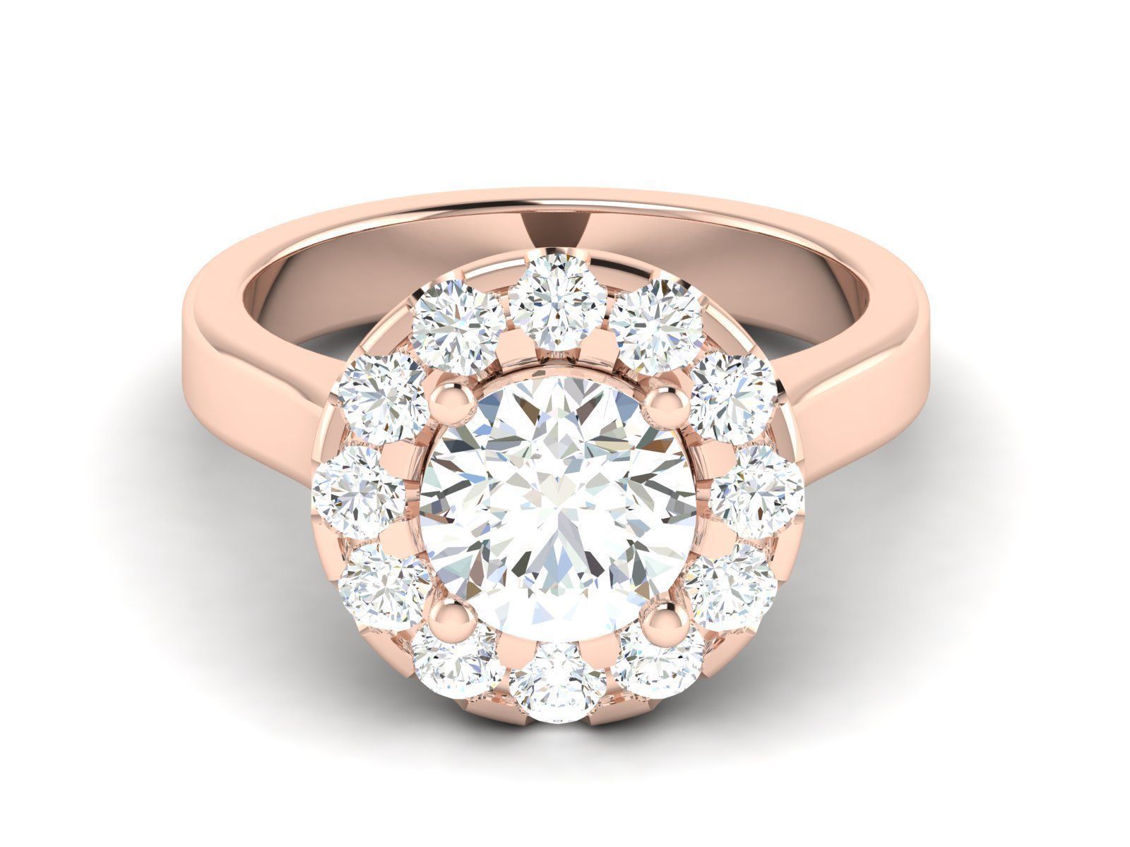 Women Ring 3D print model_7