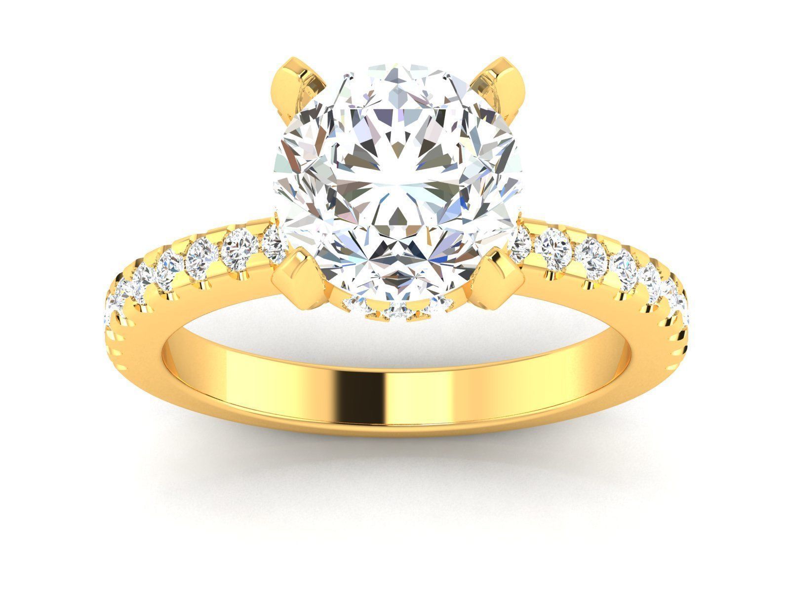 Women Ring 3D print model_6