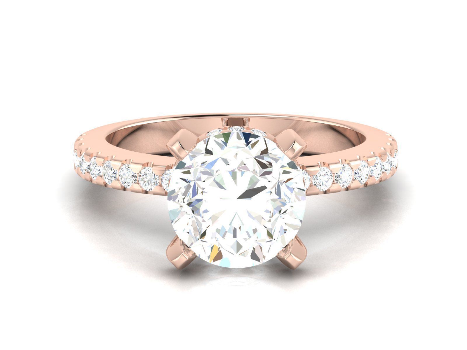 Women Ring 3D print model_9