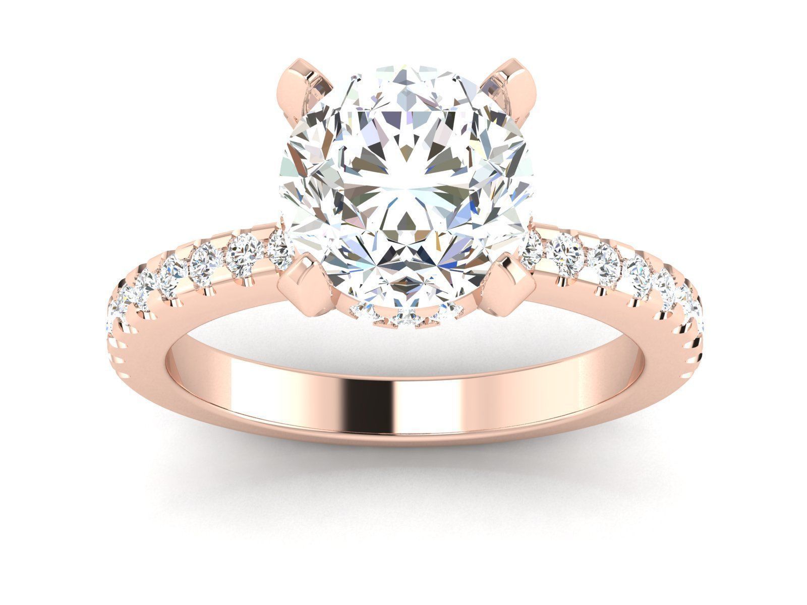 Women Ring 3D print model_5