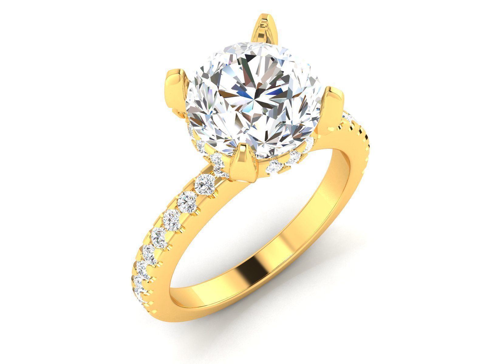 Women Ring 3D print model_8