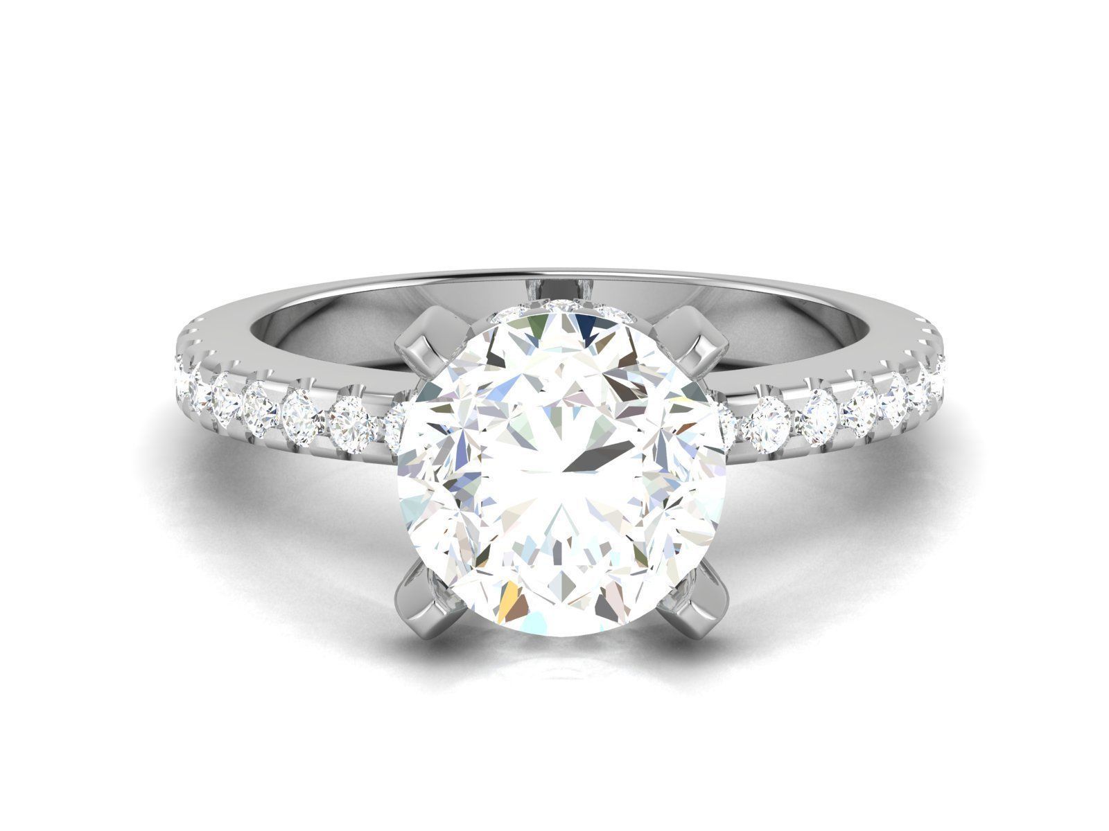 Women Ring 3D print model_10