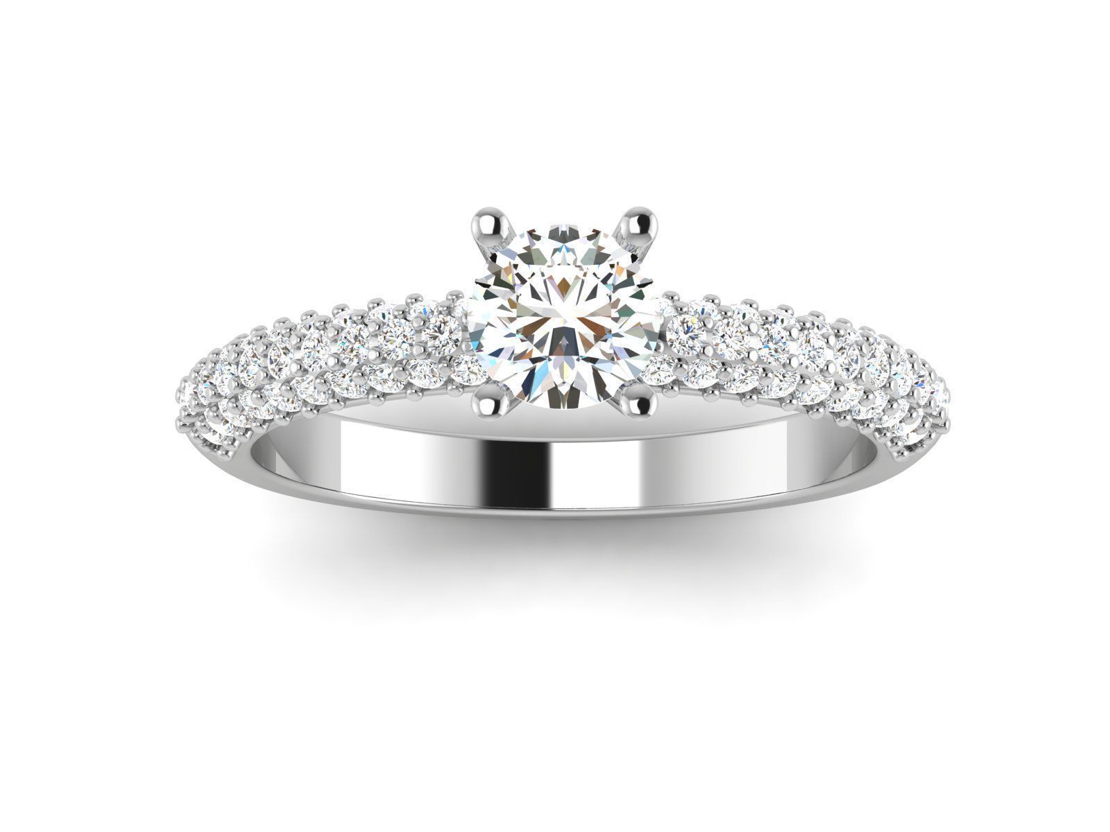 Women Ring 3D print model_8