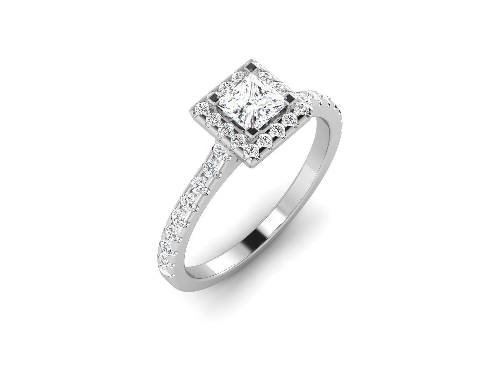 Women Ring 3D print model_7