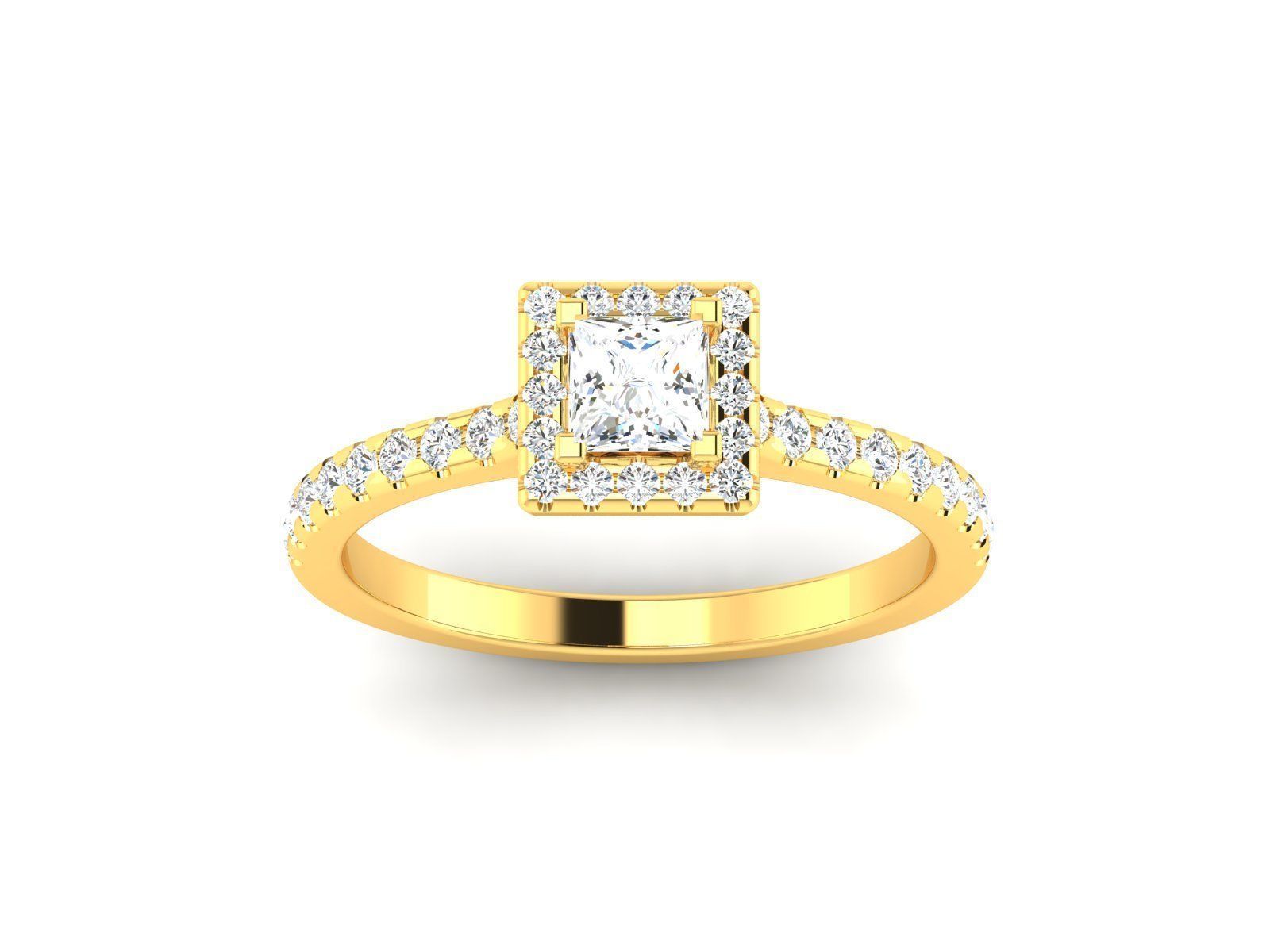 Women Ring 3D print model_6