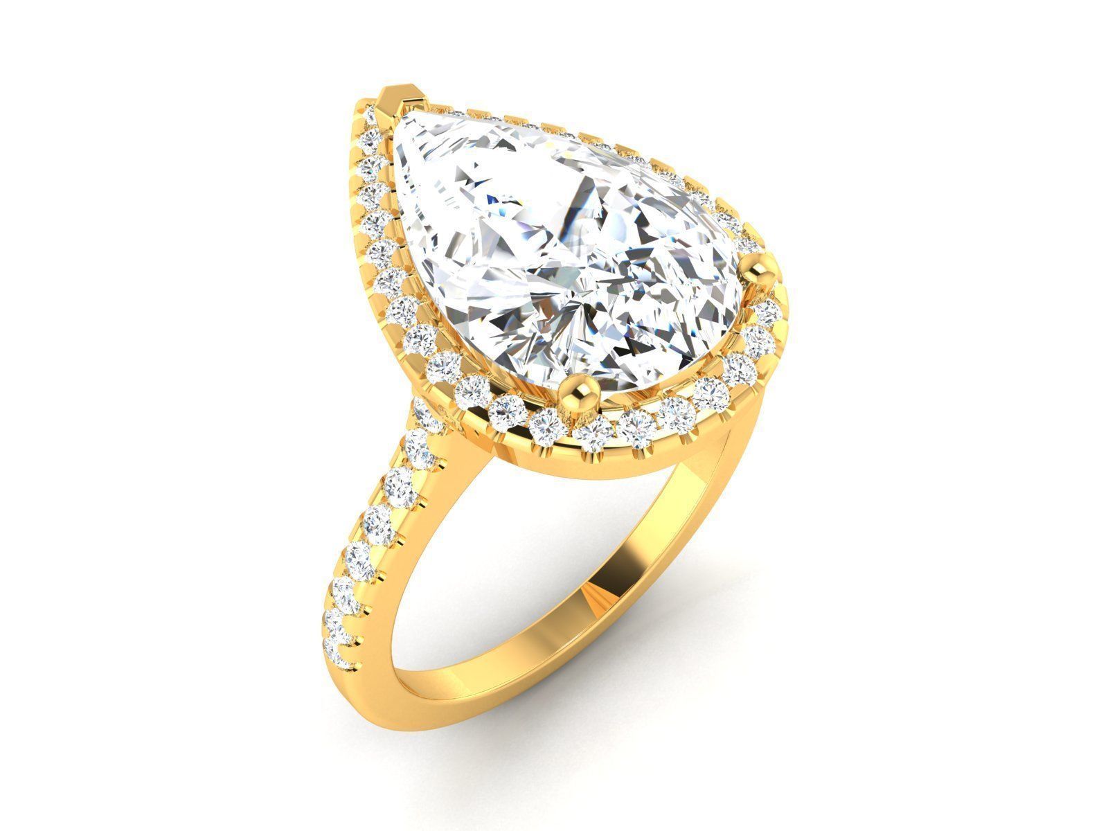 Women Ring 3D print model_3