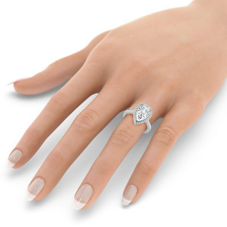 Women Ring 3D print model_4