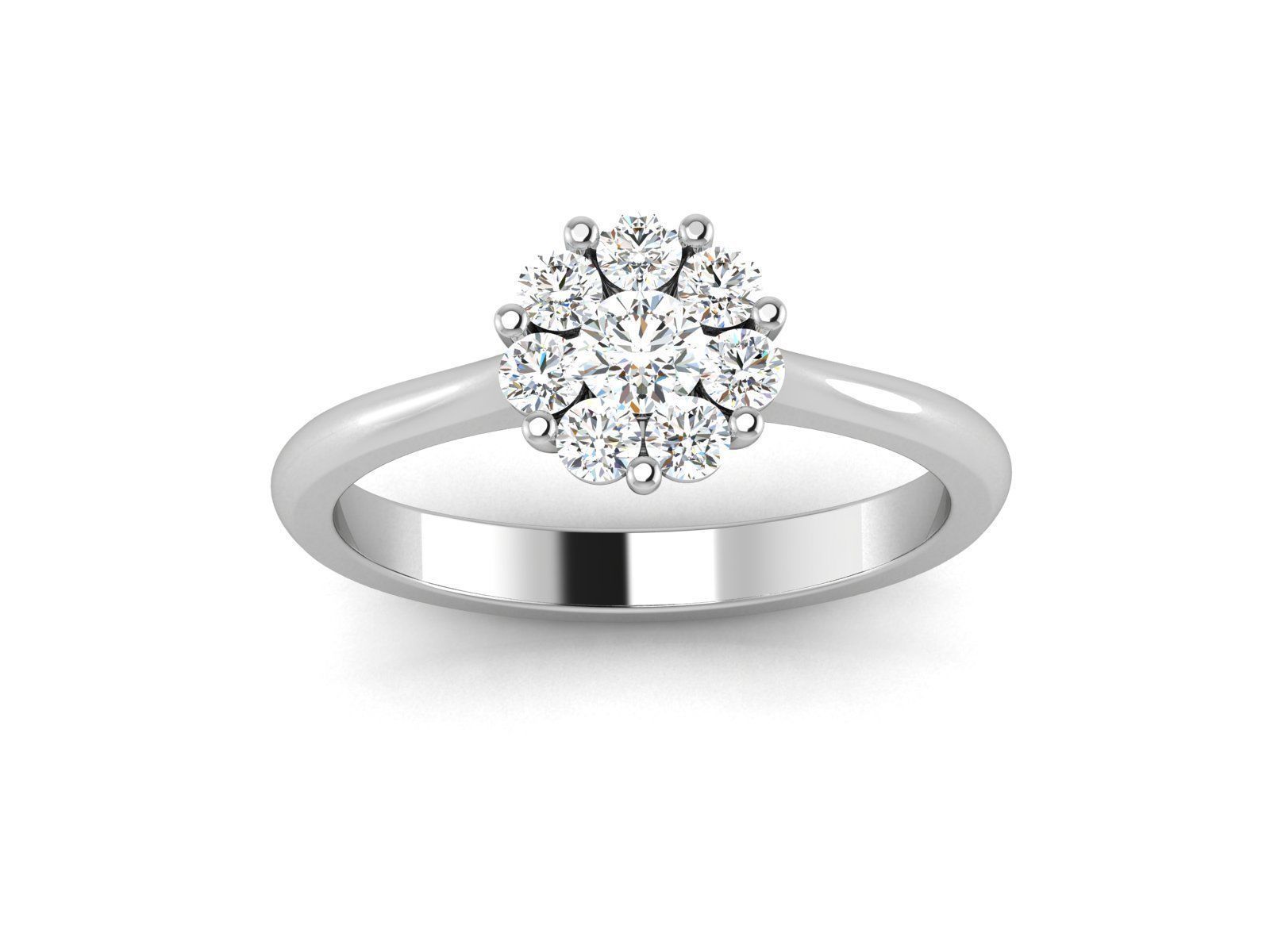 Women Ring 3D print model_1