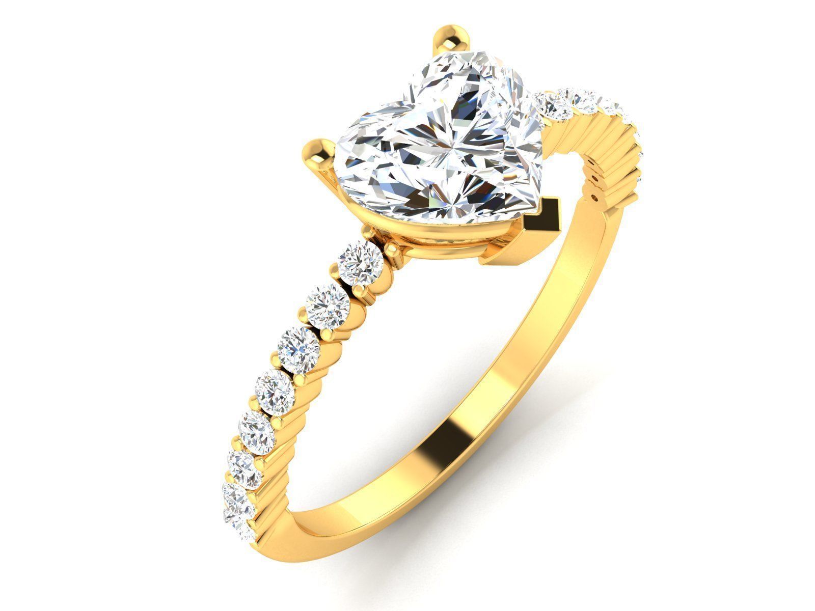 Women Ring 3D print model_5