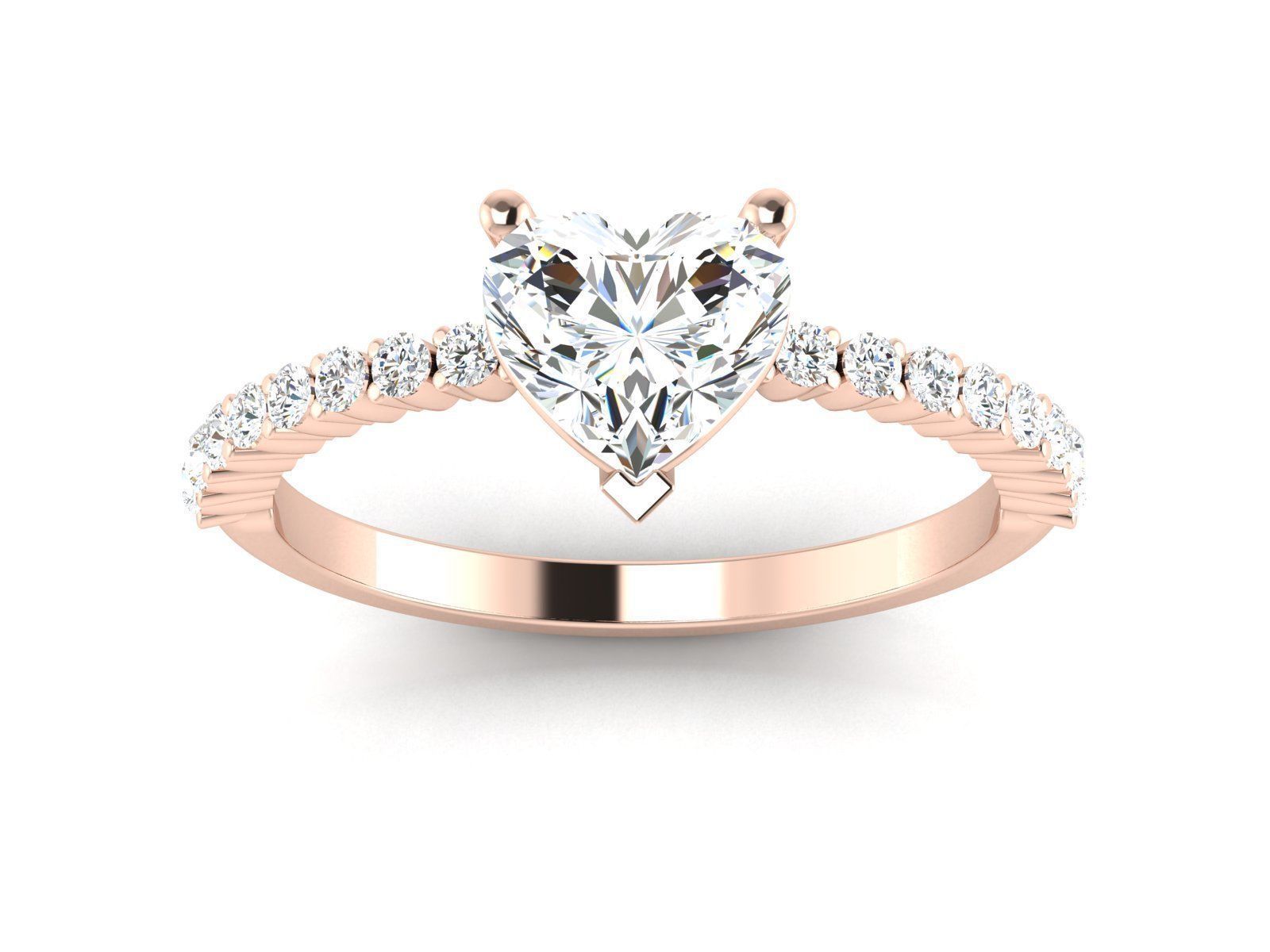 Women Ring 3D print model_8