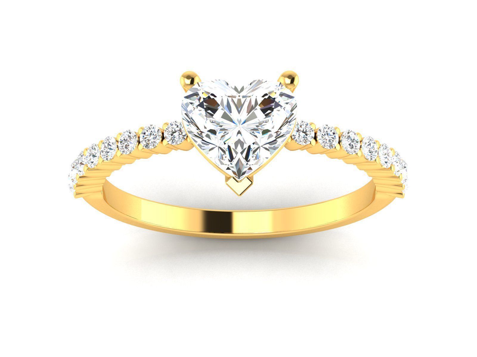 Women Ring 3D print model_10