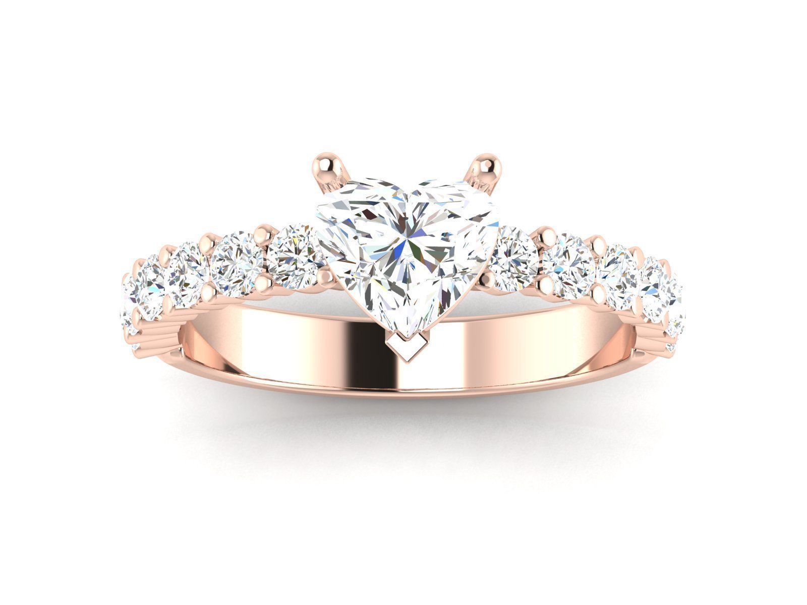 Women Ring 3D print model_7