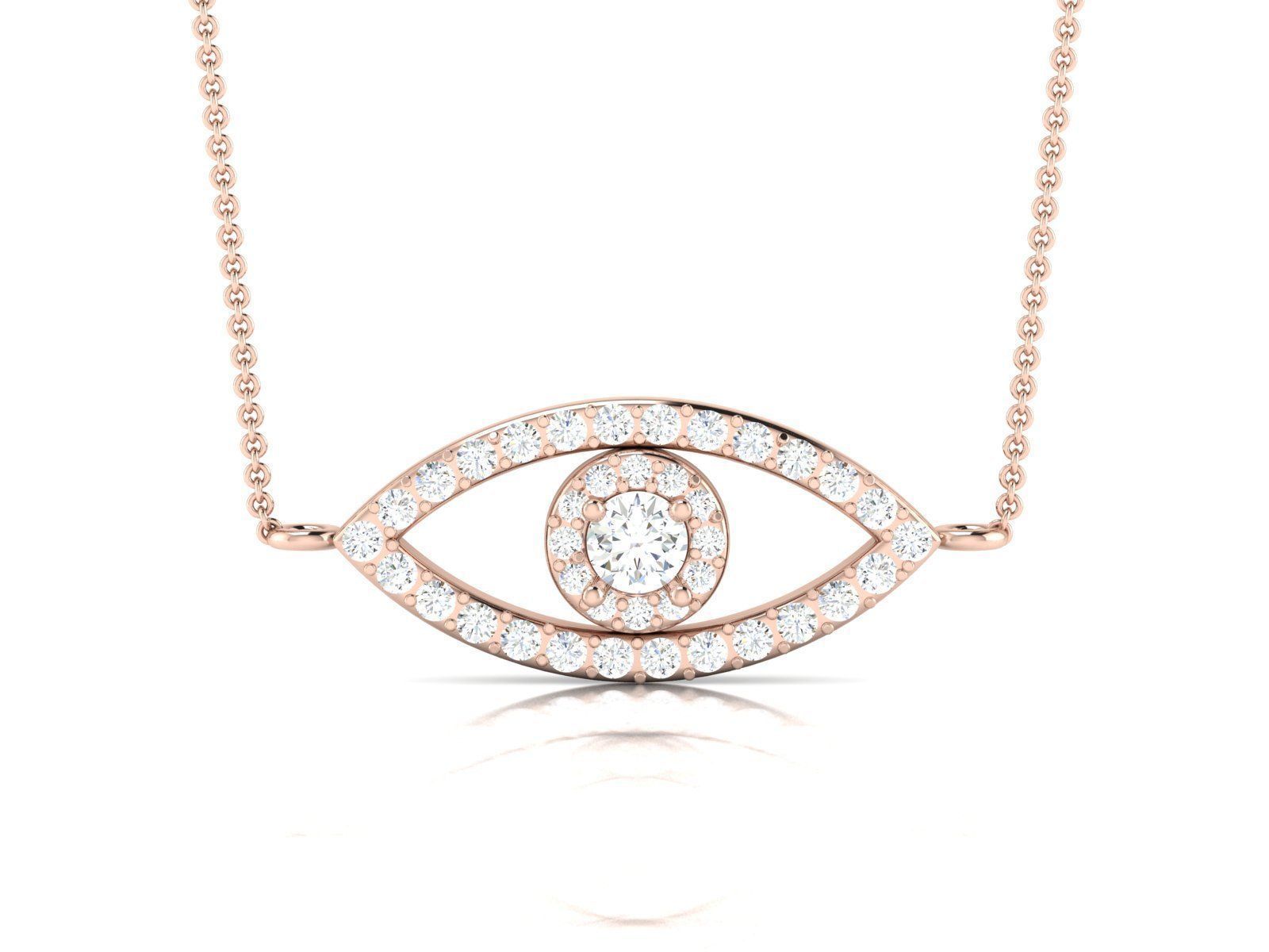 Women pendant 3D print model_6