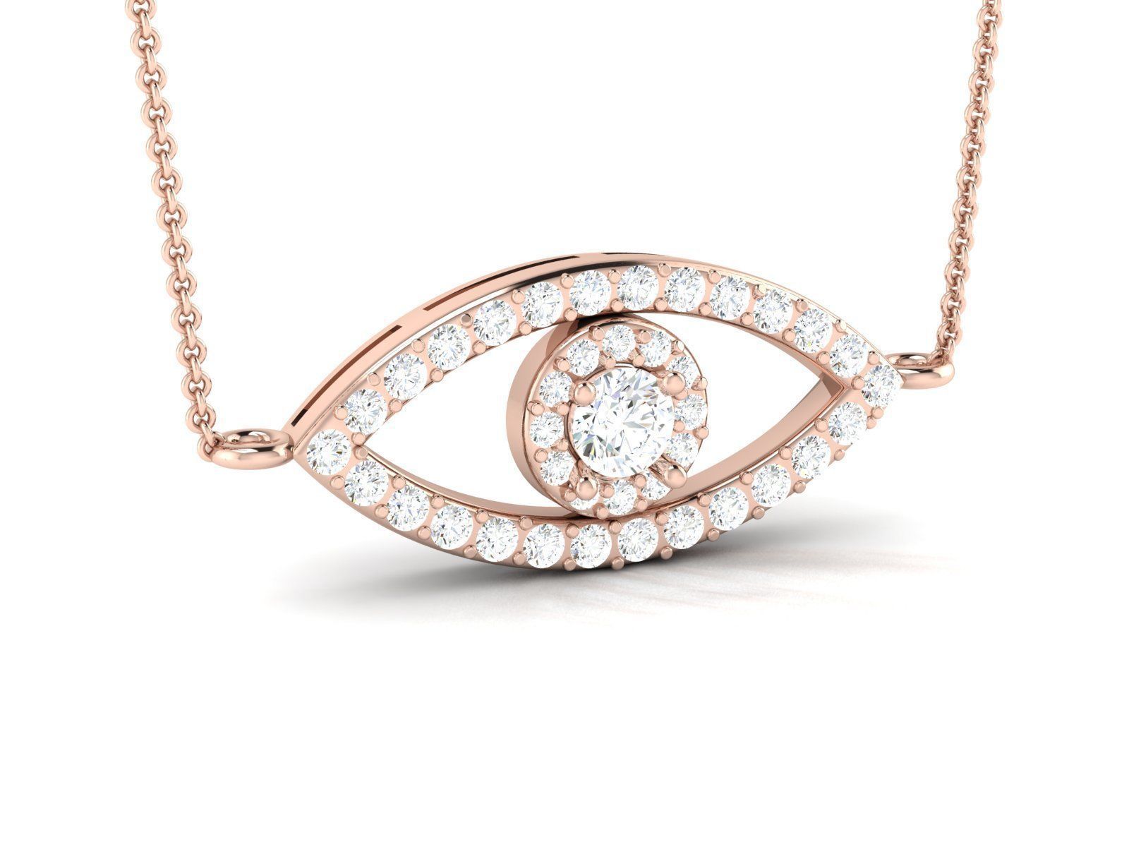 Women pendant 3D print model_3