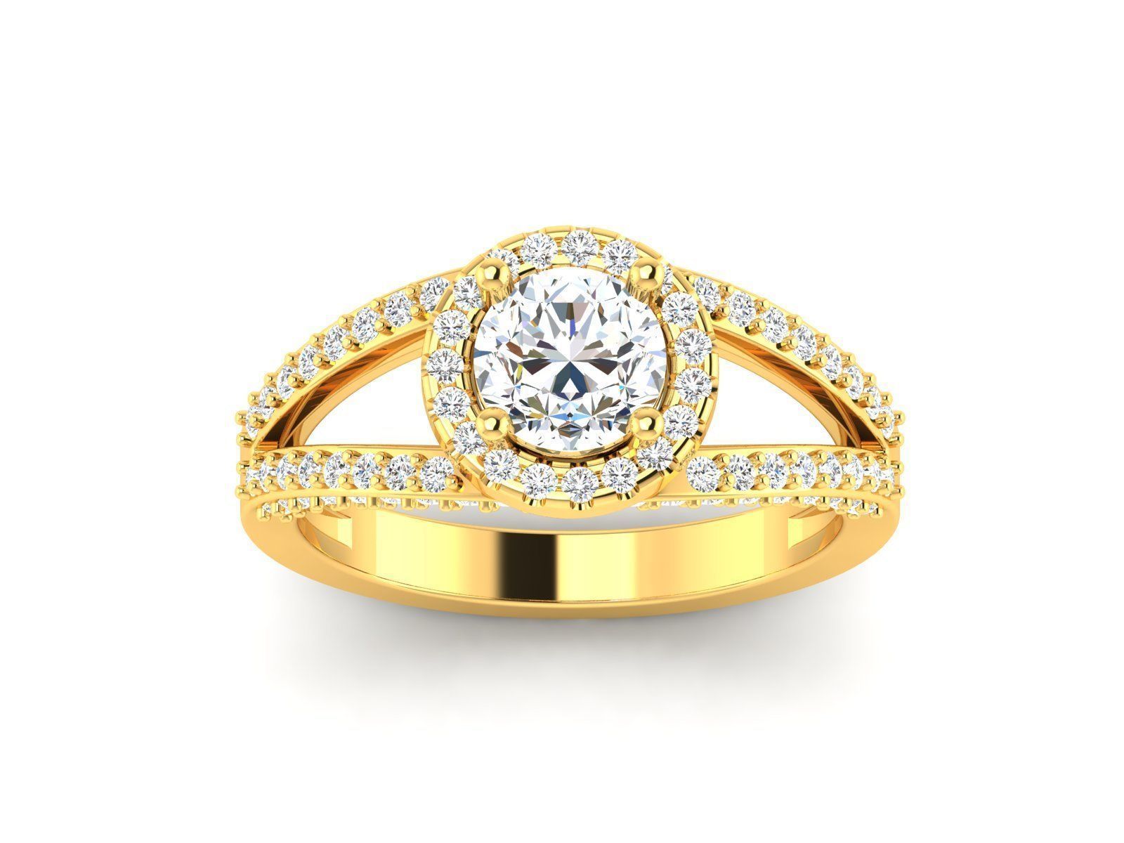 Women Ring 3D print model_10