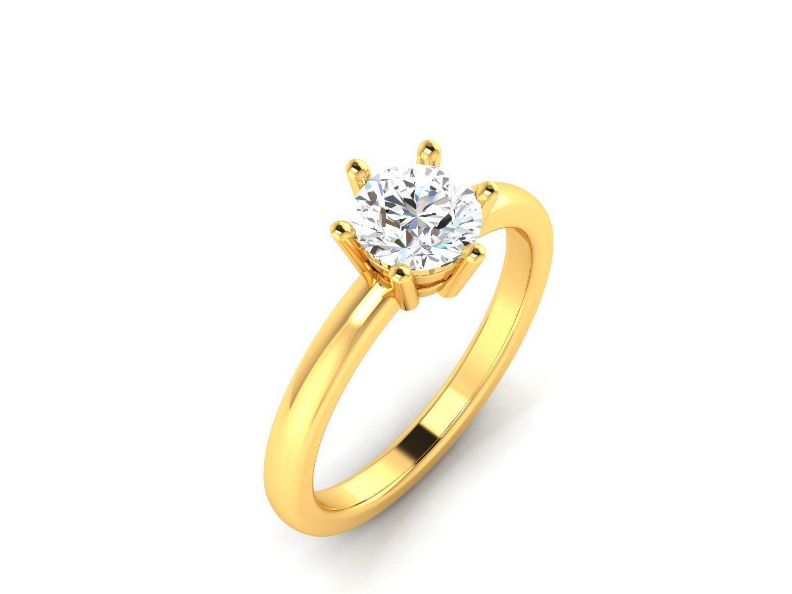 Women Ring 3D print model_3