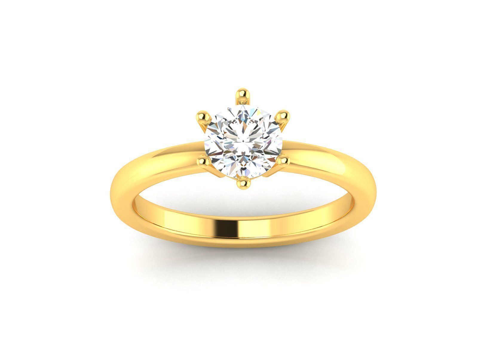 Women Ring 3D print model_9