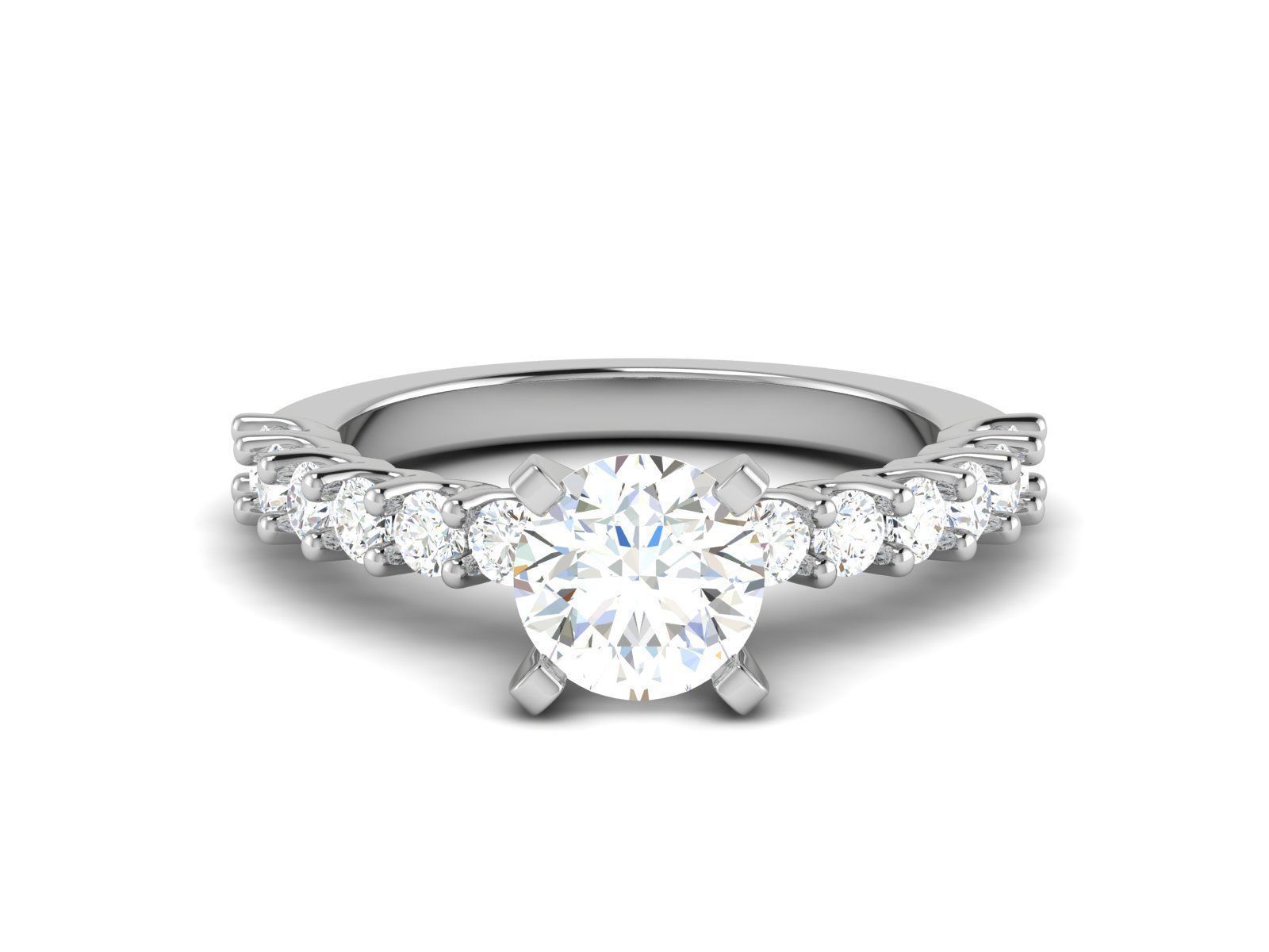 Women Ring 3D print model_5