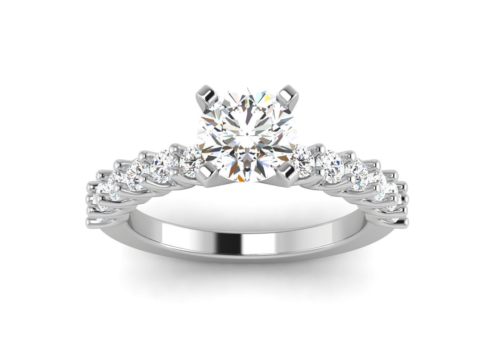 Women Ring 3D print model_7