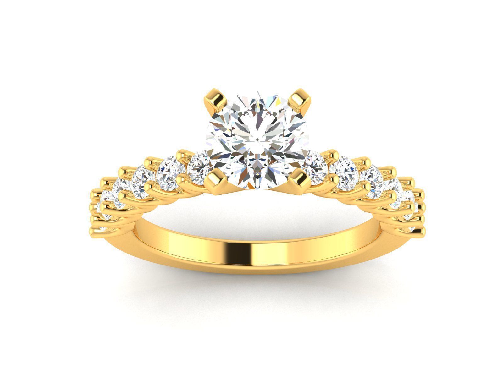 Women Ring 3D print model_8