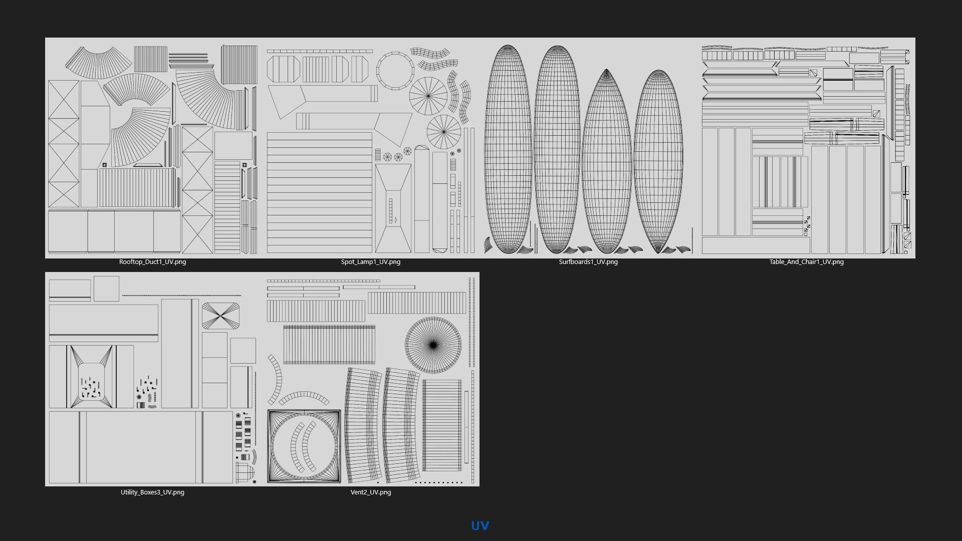 Buildings Collection 2 Low-poly 3D model_39