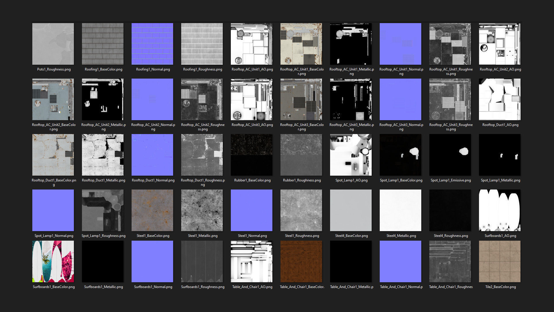 Buildings Collection 2 Low-poly 3D model_43