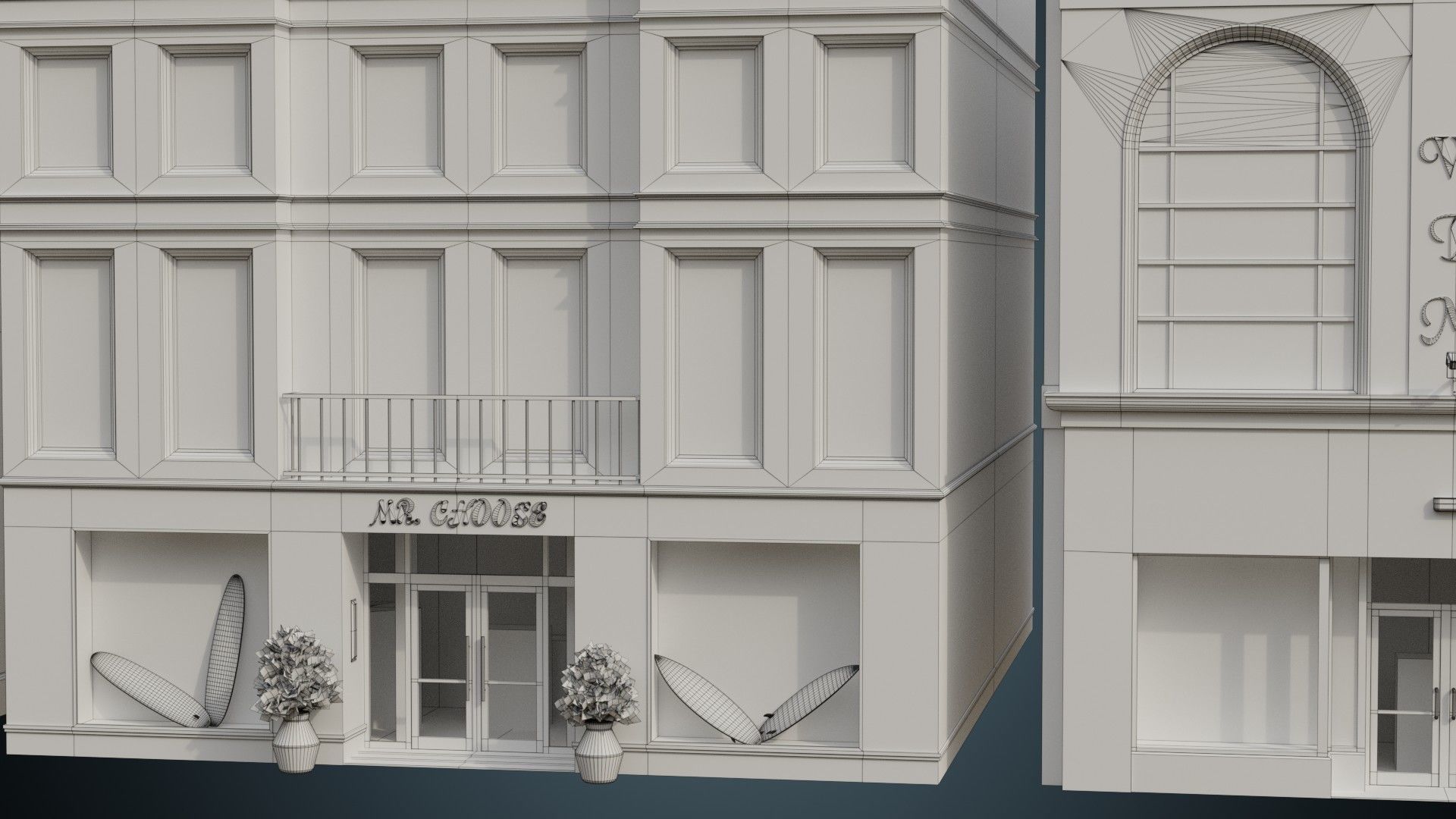 Buildings Collection 2 Low-poly 3D model_35