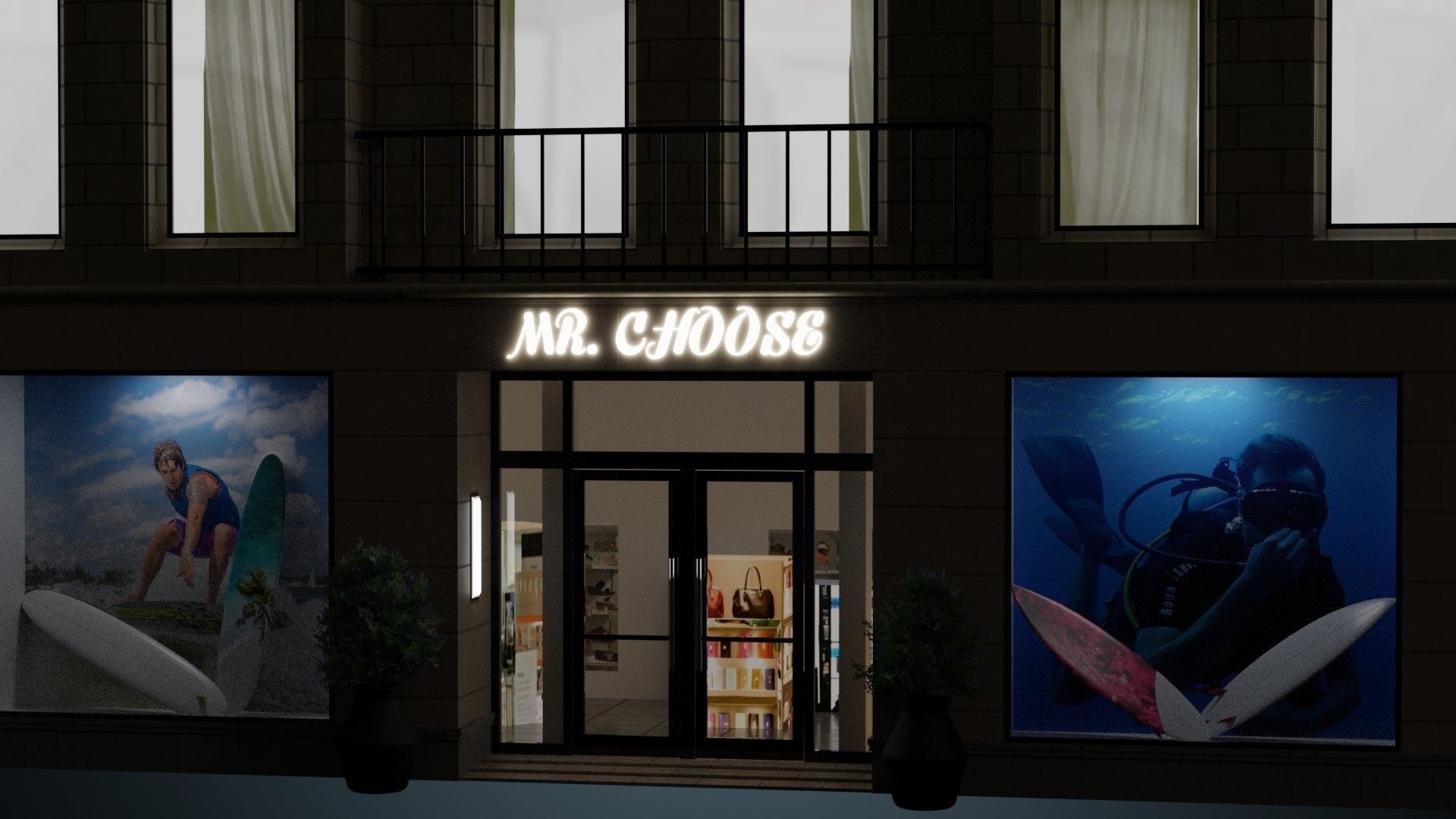 Buildings Collection 2 Low-poly 3D model_27