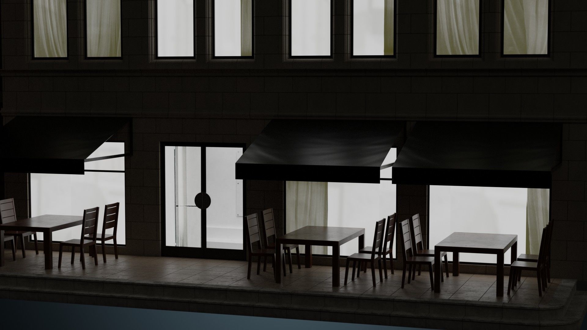 Buildings Collection 2 Low-poly 3D model_22