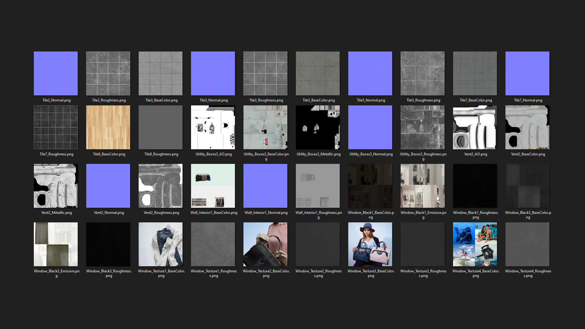 Buildings Collection 2 Low-poly 3D model_44