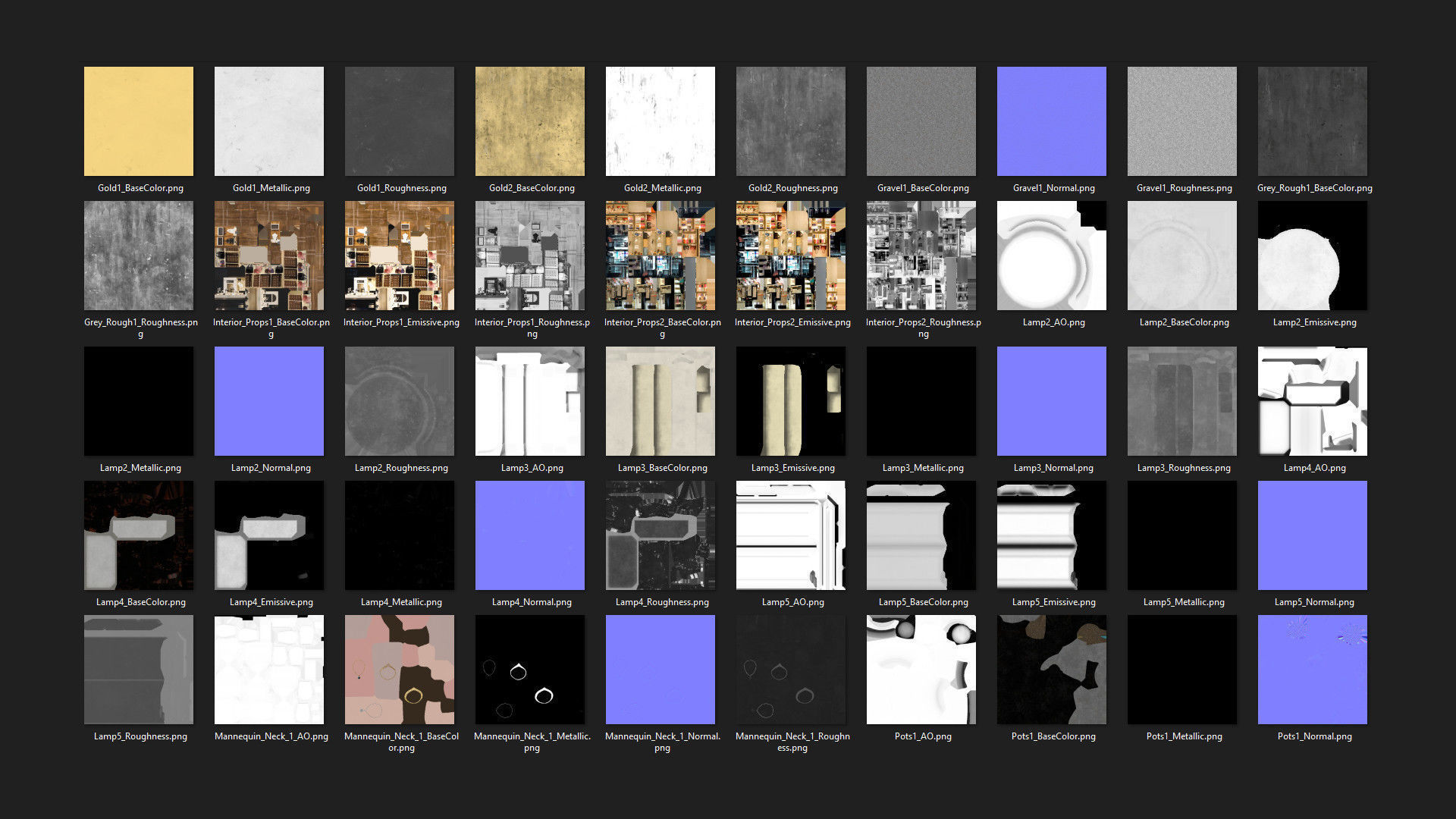 Buildings Collection 2 Low-poly 3D model_42